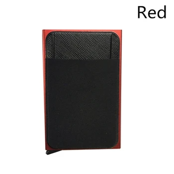 

2020 New Vintage RFID Blocking Money Belt Wallet Automatic Pop-up Credit Card Case Purse