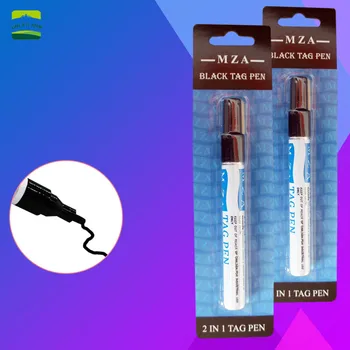 

1PCS animal pig ear tag marker pen Black cattle sheep farm Veterinary dedicated ear tag number pen tools Oily waterproof 2020