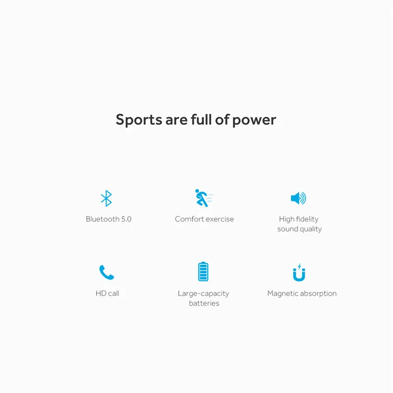 A8 ультра-долгое время ожидания Bluetooth 5,0 гарнитура наушники спортивный нашейный большой емкости металлы магнетитц всасывающие головки Поддержка Siri