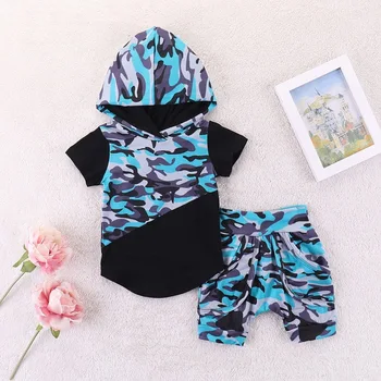 

HIPAC 2PCS 2020 Kids Fashion Baby Boy Clothing Boutique Outfits Chill Sets 2 Piece Sets For Kid Casual Cotton Short Print