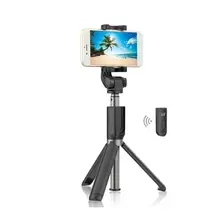 Мини раздвижной складной штатив Bluetooth селфи палки Live Автоспуск многофункциональный телефон селфи палка
