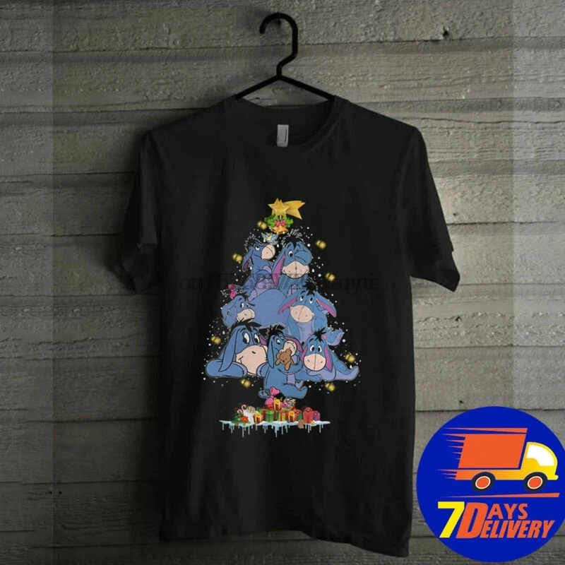 

Eeyore Christmas Tree Shirt Xmas Holiday Christmas Is Coming For Mens Women