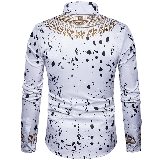 Femi African Long Sleeve  Shirt - Image 4