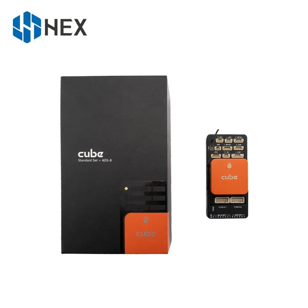 Hex upgrade orange cube ADS-B Pixhawk2 с открытым исходным кодом Управление полетом автопилот оранжевый куб для модели летательных аппаратов с фиксированным крылом