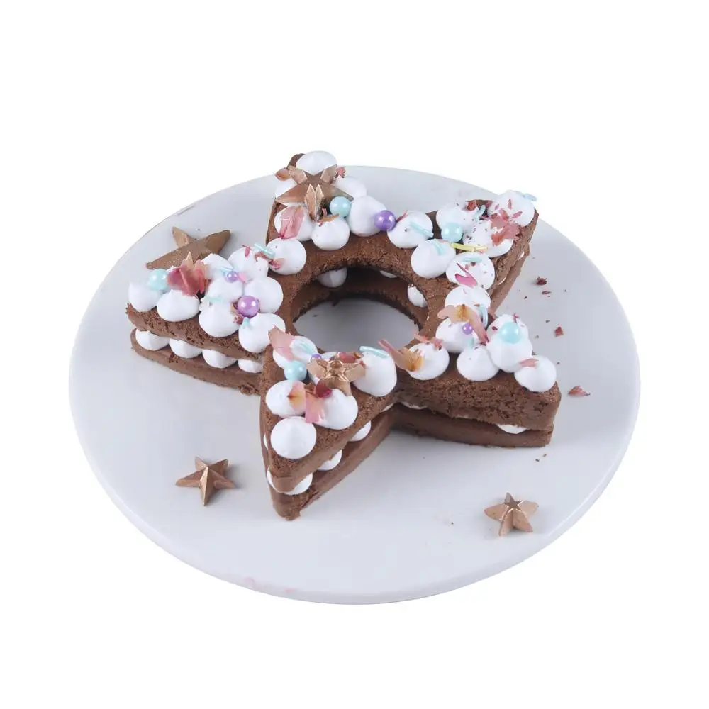 4PCS/SET Stainless Steel Shape Baking Tool Measuring Cup Measuring Spoon Set Home Suite Novice Bakery Meal