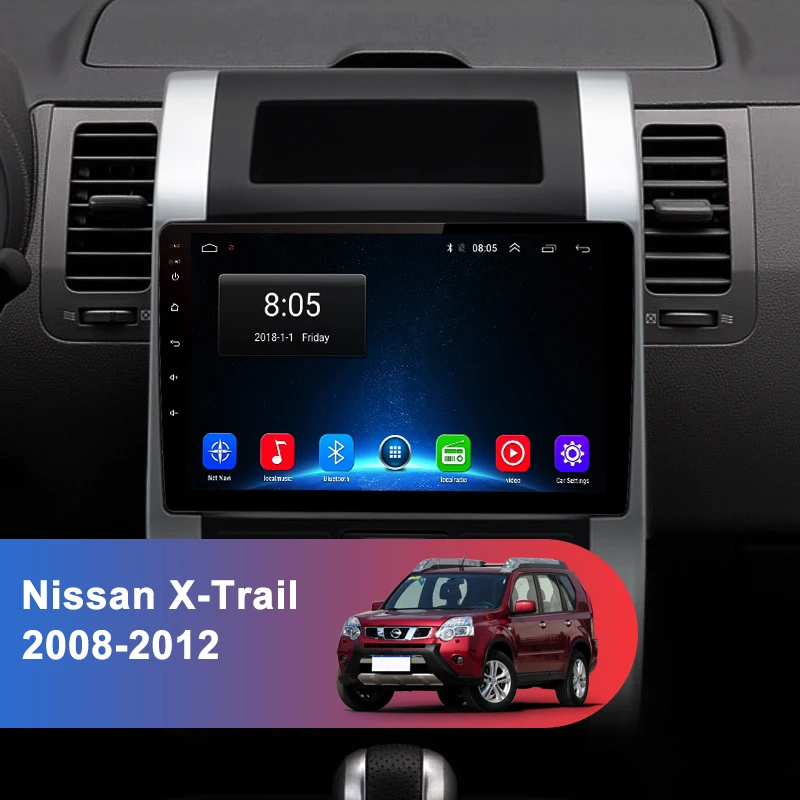 Junsun V1 2G + 32G Android 8 1 для Nissan x trail t31 2008 2012 Qashqai автомобильный Радио Мультимедиа Видео