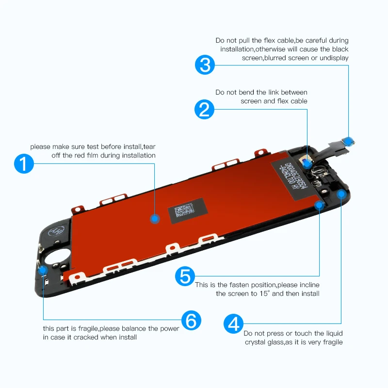 AAA++ ЖК-дисплей Замена для iPhone 5 5C 5S экран дигитайзер сборка без битых пикселей для iPhone 5 lcd A1428 A1533 A1532