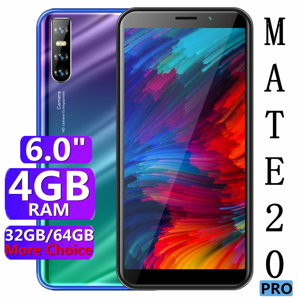 Mate 20 Pro смартфон 4 Гб ОЗУ 64 ПЗУ экран 6 0 дюймов четырёхъядерный|Смартфоны| |