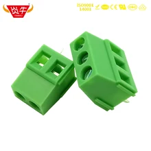 Fênix contato kefa conector de parafuso universal, 5.0mm, dg500, kf128, 5.0, 2 p, 3p, pcb, 2 pinos, mkds 1,5, 1715022