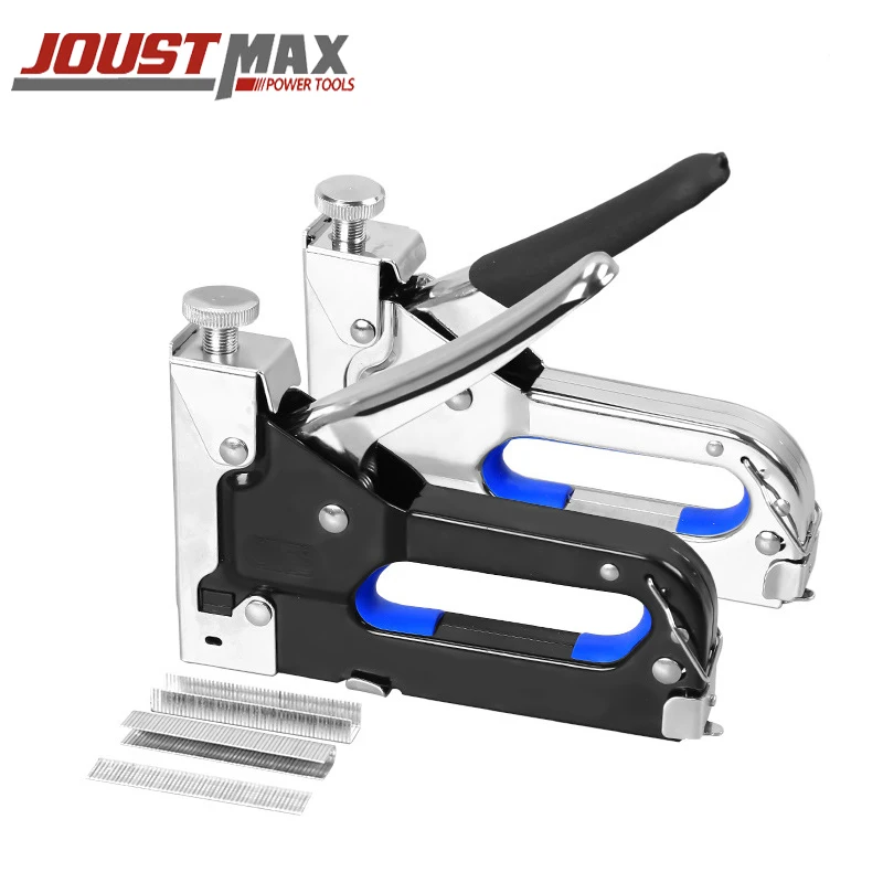 

3 In 1 Heavy Duty Nail Gun Used For DIY Home Decoration Furniture Stapler Manual Nail Gun With Bind Remover And 3000 Bind Nails