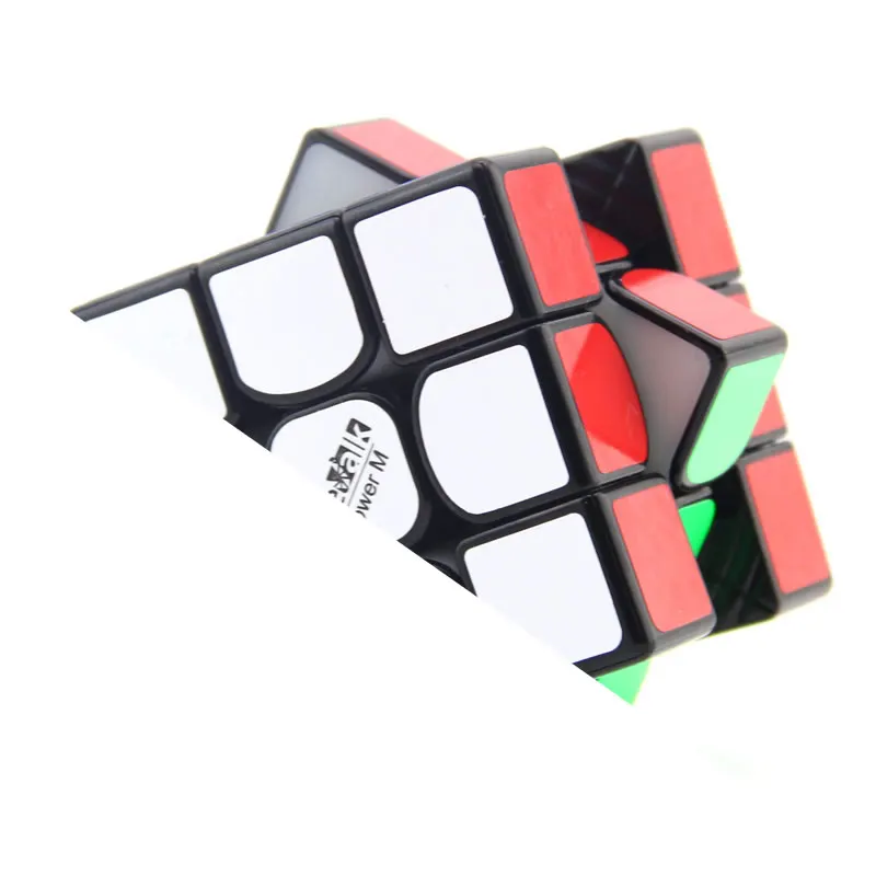 QiYi Valk 3 power M 3x3x3 Магнитный магический куб Valk3 3x3 профессиональный Нео скоростной куб головоломка антистрессовые игрушки для детей - Цвет: Black
