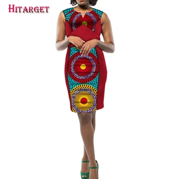 

2020 New Hitarget Ankara Wax Print african dresses for women ankara dresses Party Dress Dashiki Africa Women Clothing WY5495