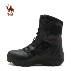 CAMEL JINGE/мужские треккинговые ботинки из водонепроницаемого материала; зимняя Уличная обувь для пустыни; резиновая нескользящая