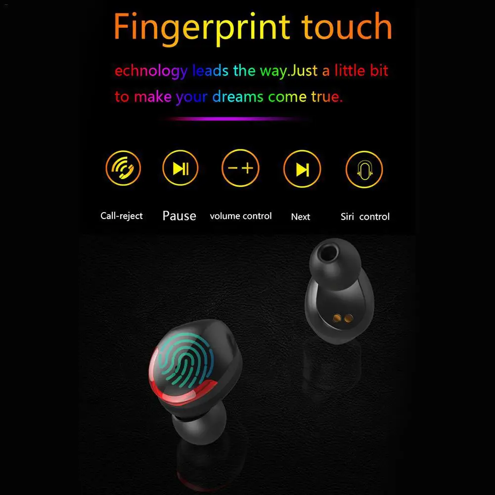EastVita R10 TWS Bluetooth5.0 наушники беспроводные в ухо 4D бас стерео звук Handfree