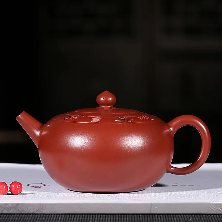 

Full Fan Zi Hong First On The List For The Three Degrees In Succession Bright Red Robe Kungfu Online Teapot Tea Set Wholesale