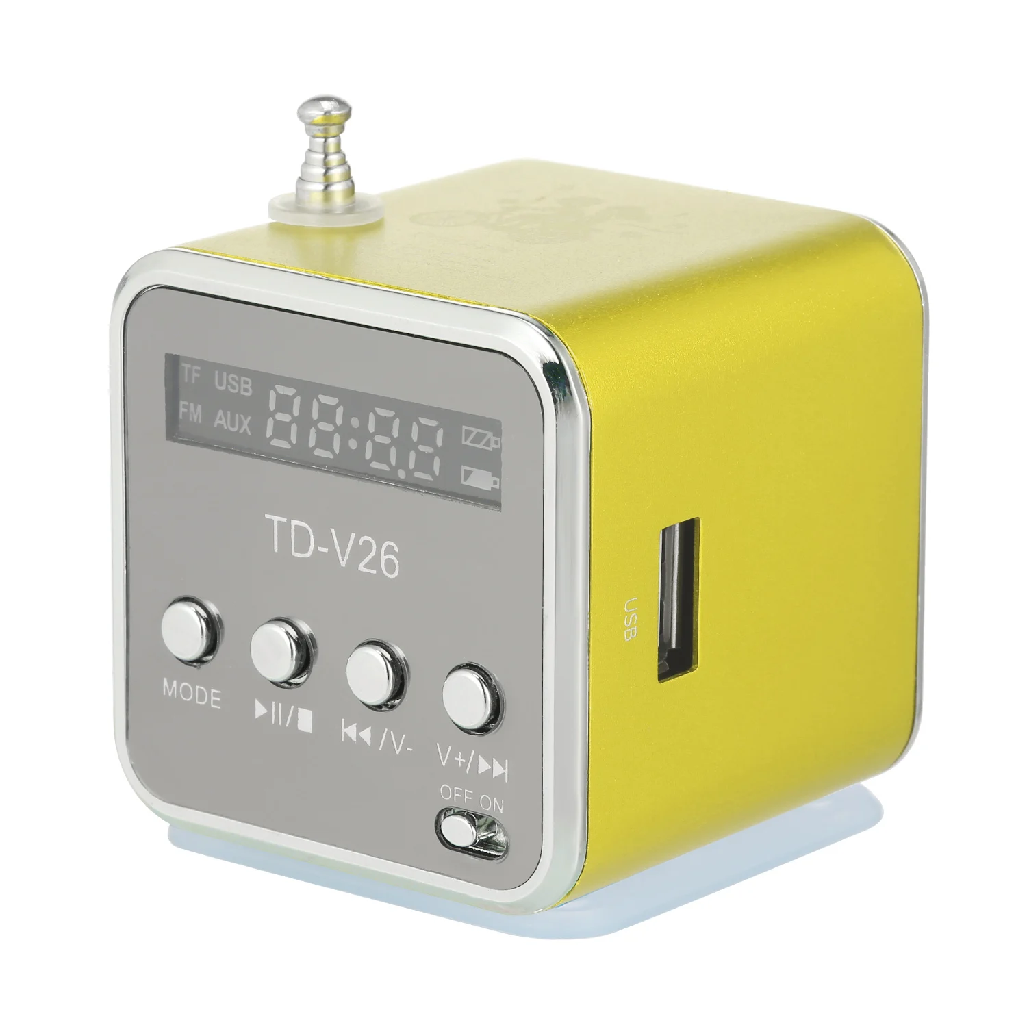Мини портативный динамик mp3 плеер FM радио музыкальный усилитель поддержка TF