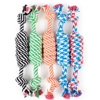 

5PCS Large, Medium And Small Parrot Pet Bite Molar Molar Toy Cotton Rope Ball Hanging Hanging Swing Bird Chew Toys