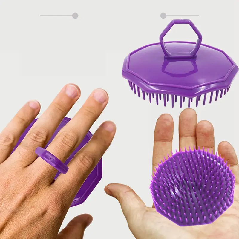 Scalpmaster кисть для шампуня фиолетовый 1 шт.|Электрические щетки волос| |