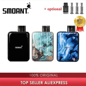 

Original Smoant Charon Baby Pod Kit 750mAh Battery 2ml Pod Cartridge 0.6ohm 1.2ohm coil E-cig vape kit VS Battlestar Baby/Vinci