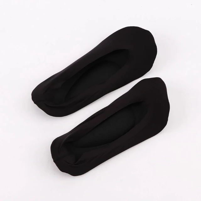 Women Insoles 3D Stretch Breathable Deodorant Running Cushion Insoles For Invisible Sock insole Shoes Sole Orthopedic Pad black