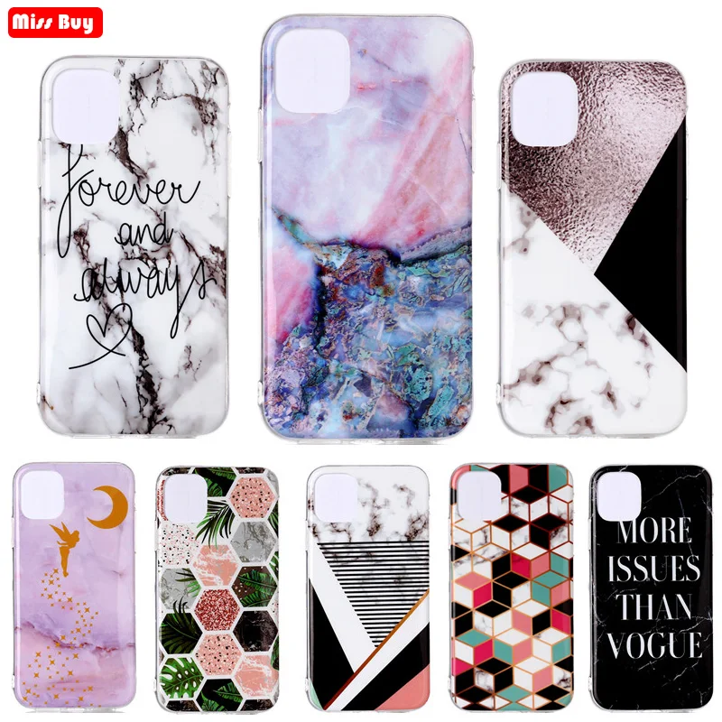 

Marble Phone Cases for iPhone 11 Pro Max 2019 X XS Max XR 5 5S SE 6 6S 7 8 Plus 4G 4S 5C Case Ultra Slim Silicone Soft TPU Cover