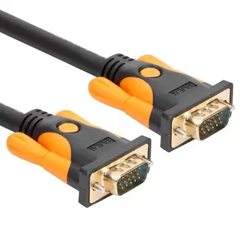 

Computer Monitor VGA Extension Cable Extensive Compatibility and Usability HD 3 and 9 Pin Copper Line for Laptop Projector