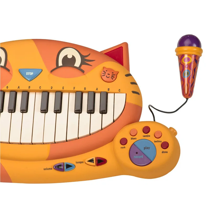 B. Toys mouthcat фортепиано мальчики и девочки мультфильм электронная клавиатура музыкальная игрушка Bx1025z