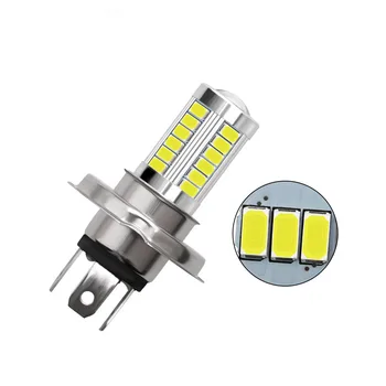 

12V H4 33 LED SMD White Car Fog Light Headlight Driving Lamp Bulb Pure white Luminous Flux 800 lm Color Temperature 6000~6500k