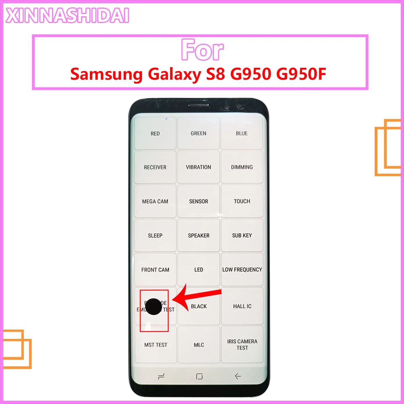 Линия точка сжечь для SAMSUNG Galaxy S8 G950 G950F ЖК-дисплей плюс G955 G955F сенсорный экран
