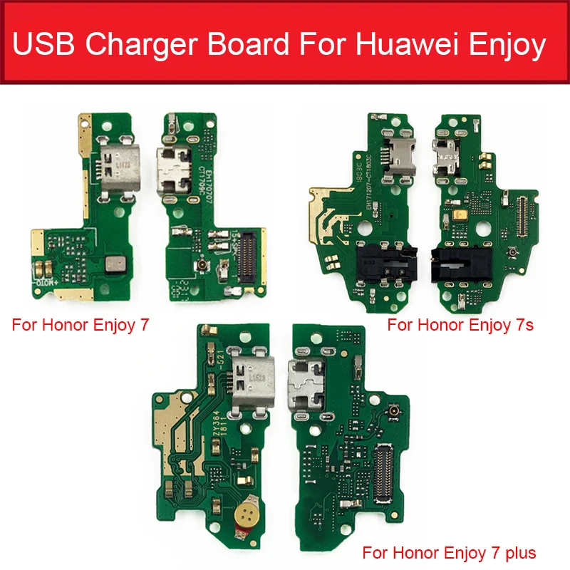

USB Plug Charger Jack Board For Huawei Enjoy7 Plus 7s Charging Port Module Usb Connector Port Board Replacement