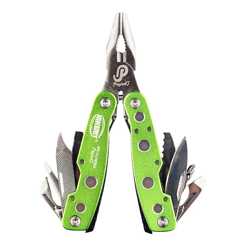 

Outdoor Multi-functional Combination Pliers Outdoor Survival Tool Screw Driver Clamp Ruler Knife Bottle Opener Woodworking Saws