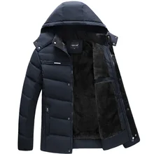 Модная парка, мужская куртка, пальто, плотные теплые зимние куртки, повседневные мужские парки с капюшоном, верхняя одежда, хлопковая стеганая куртка, зимняя одежда