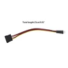 Computer Accessories 4-Pin FDD Floppy Male To 15-Pin SATA Female Converter Adapter Power Cable Cord 2