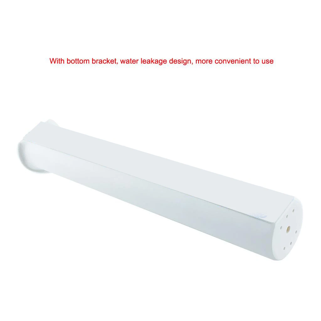 Boat Plastic Rod Holder 1 Tube Fishing Pod Rack Organizer Self Adhesive White Anti-rust Fishing Pole Holder Bracket Storage