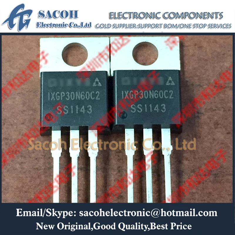 ; набор из 10 шт. IXGP30N60C2 IXGP30N60C3 IXGP30N60C3C1 IXGP30N60C3D4 IXGP30N60B4D1 IXGP30N60B2-220 30A600V IGBT транзистор