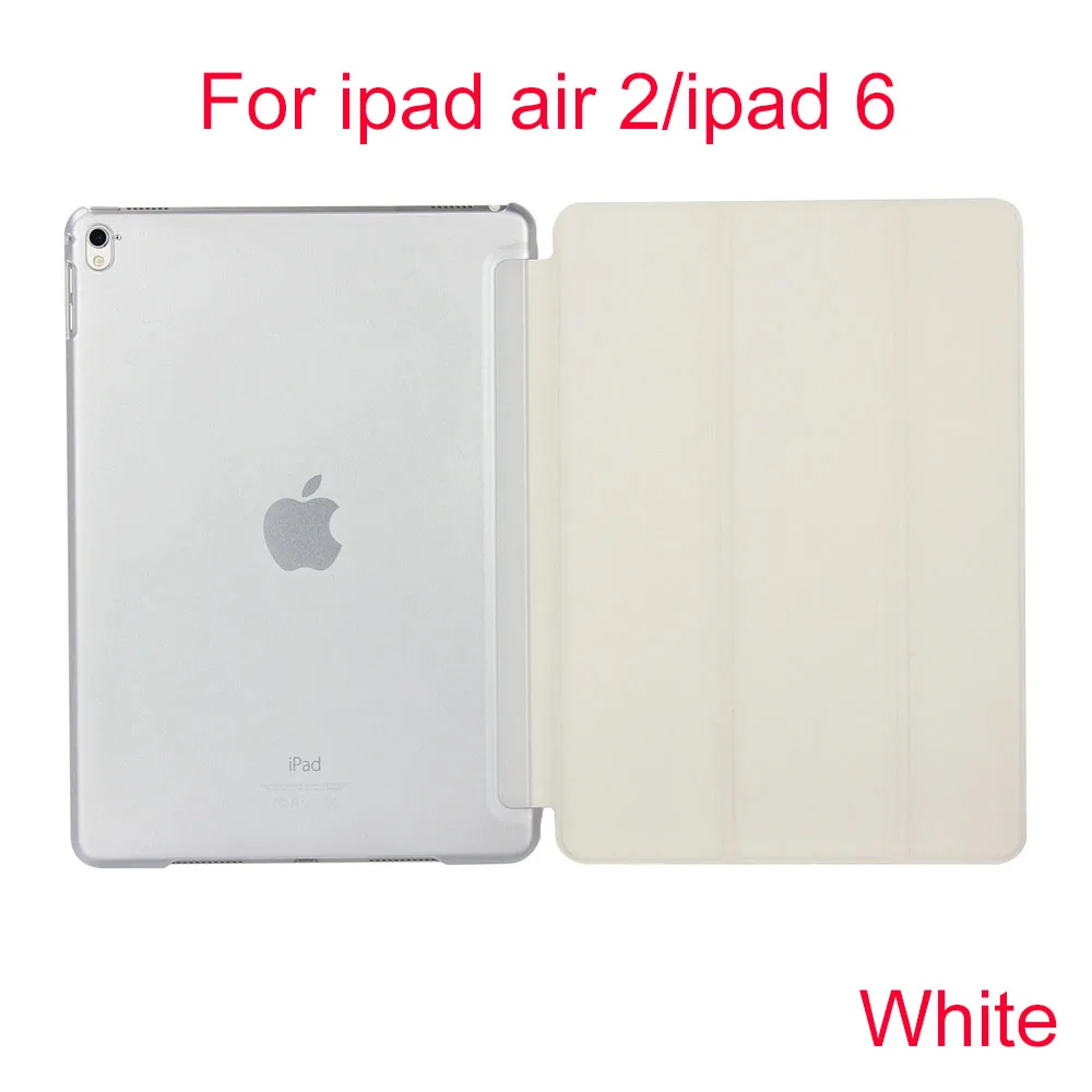 Essidi ультра тонкий прозрачный чехол для ipad air 1 air 2 складной Анти шок планшетный ПК чехол для ipad 5 6 умный чехол - Цвет: For ipad 6 air 2