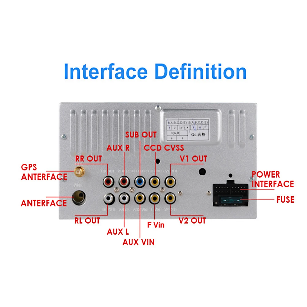 Автомобильное радио Bluetooth стерео 7 дюймов 2 Din HD GPS Навигация для VW Поддержка DVD CD SD
