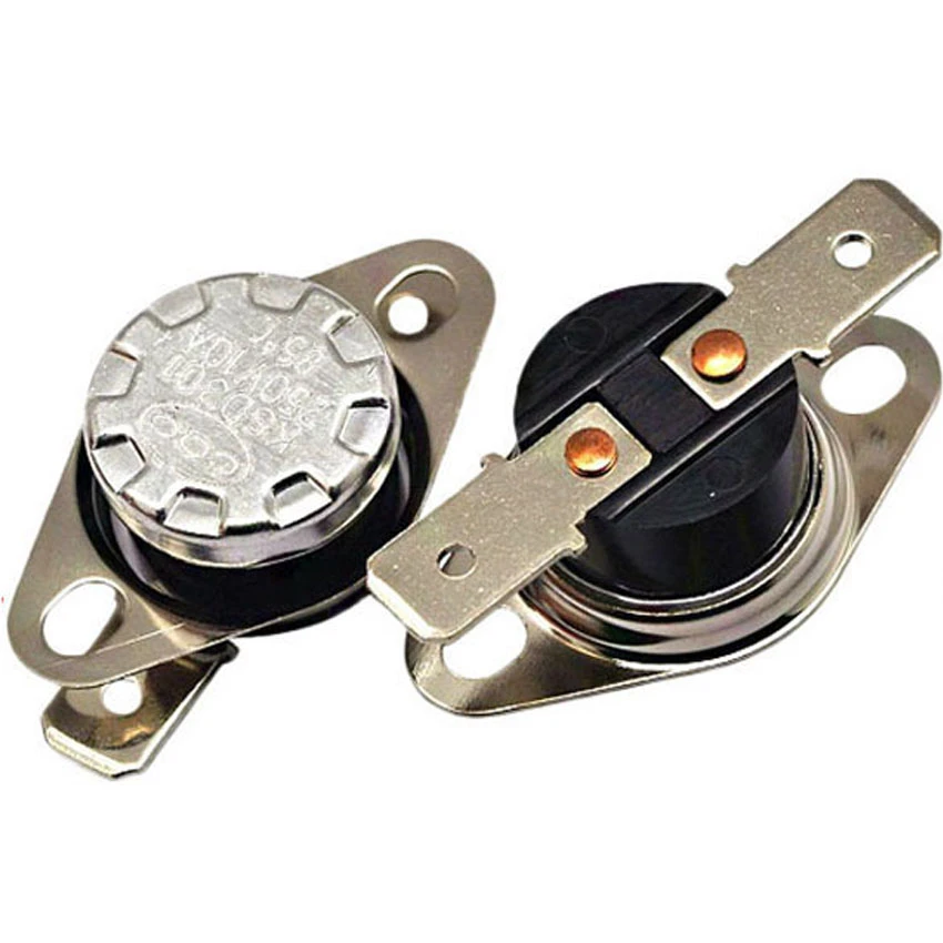 2pcs Normal Close Open Thermostat Switch 5 10 15 20 25 30 40 45 50 55 ...