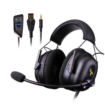 

G936N With Mic Over Ear Without Driver USB 3.5mm ABS ENC Noise Cancelling Wired 50mm Speakers 7.1 Surround Sound Gaming Headset