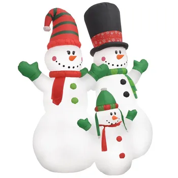

Christmas Inflatable Snowman Outdoor LED Light Party Decoration for Xmas Airblown Inflatable Indoor Home Garden Family Prop Yard