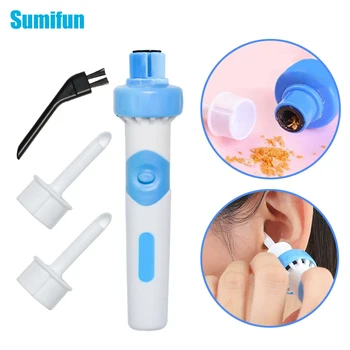 

Electric Ear Cleaner 1Set Safety Electric Vacuum Earwax Cleaner Wax Remover Painless Cleaning Tool WITH 16 Tips Spiral Cleaner