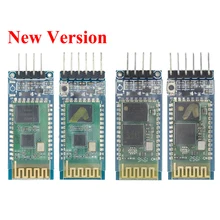 HC-05 HC-06 master-slave 6pin/4pin anti-reverso, módulo de passagem de série integrado de bluetooth, série sem fio para arduino