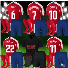 Атлетико Madrides футбол Джерси гриезманн Коке Габи Сол DIEGO Косты Годин 19 20 комплект футболка для взрослых Футболка для футбола