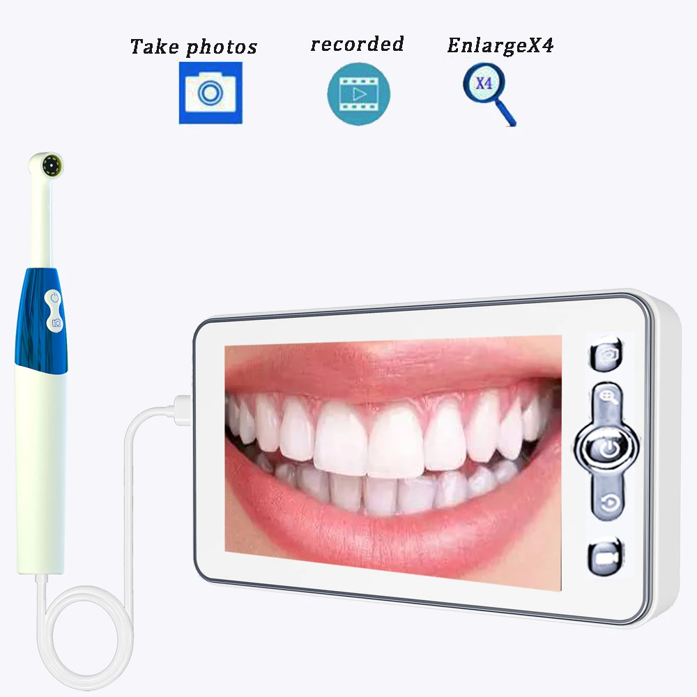 Стоматологическая камера HD интраоральный эндоскоп светодиодный светильник USB кабель осмотр для стоматолога оральный в реальном времени видео стоматологический инструмент