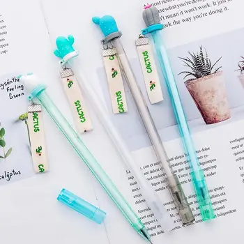 

New 0.38mm Kawaii Cactus Ink Gel Pen Writing Marker Student Office Stationery Gift