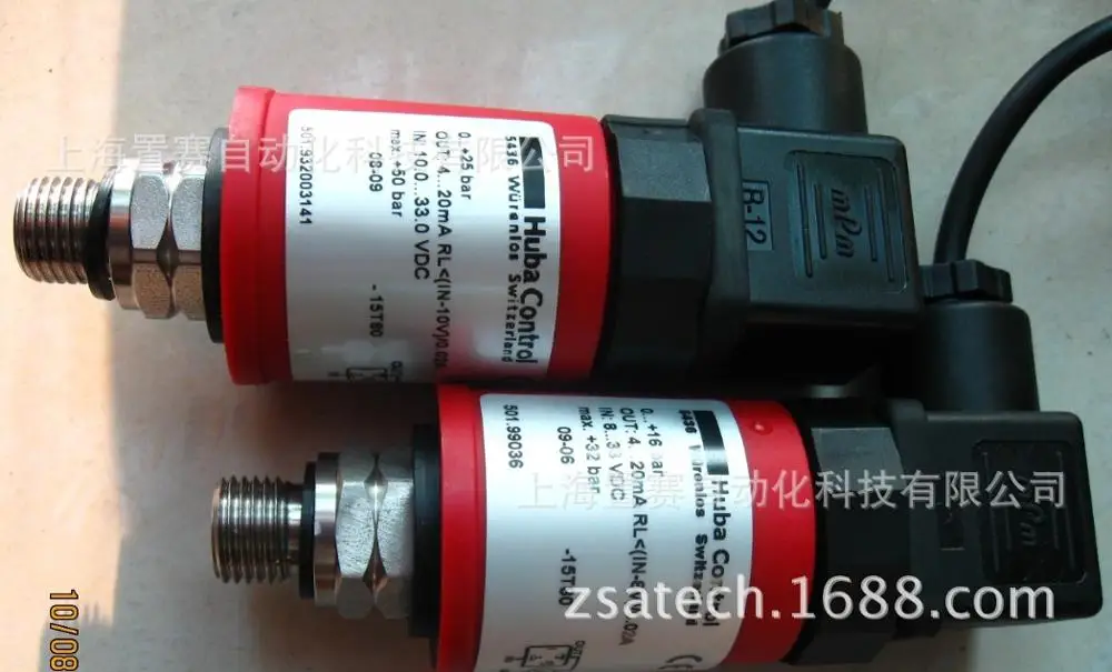 Swiss HUBA501 Pressure Transducer Sensor 501.932003141 Fulba Control 0-25bar