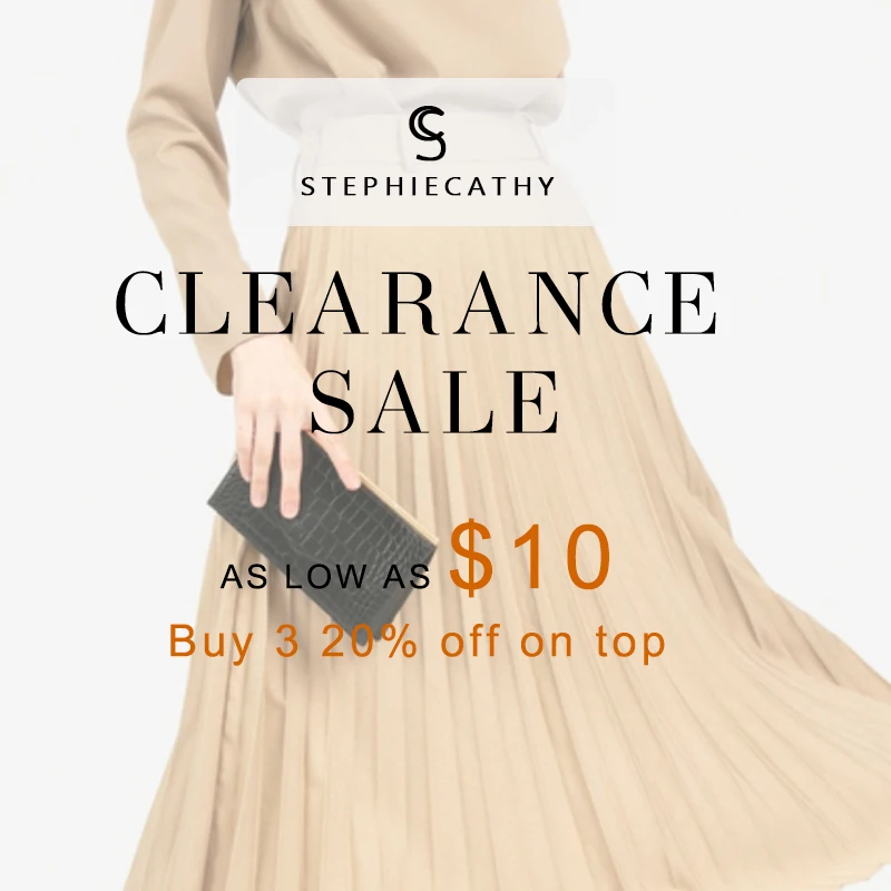 

StephieCathy Big Promotion Clearance Sale for High Quality Women Clutches Real Leather Wallets Coin Purse Messenger Bags Handbag
