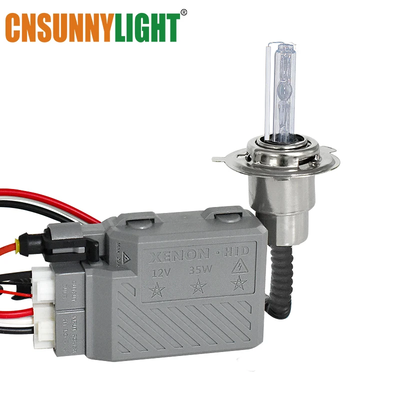 CNSUNNY светильник H6 H4 супер яркий мотоциклетная ксеноновая головной 35W спрятал