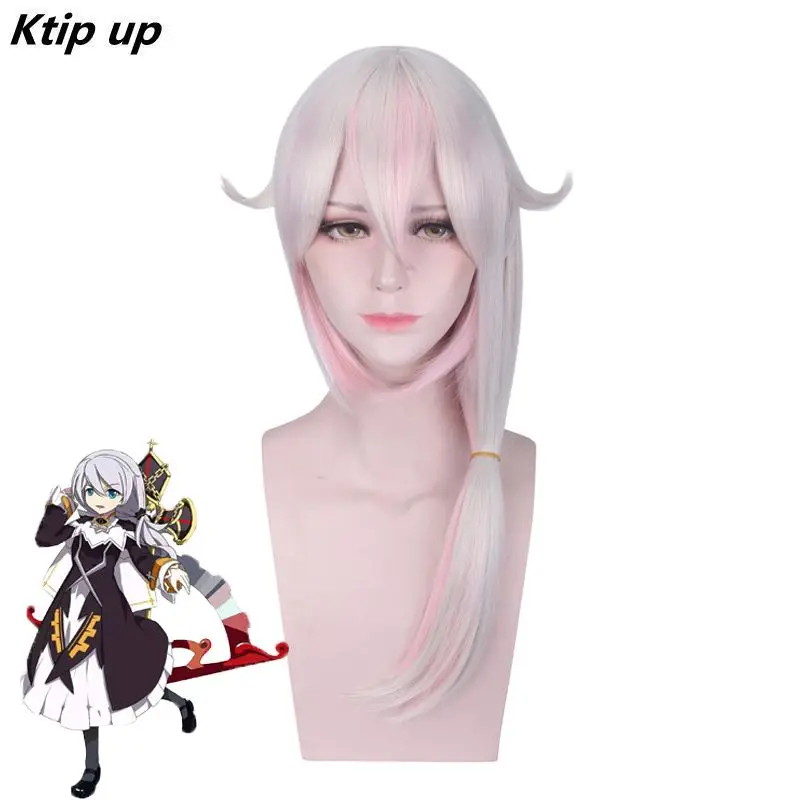 

Ktip Up Honkai Impact 3 Theresa Apocalypse Women Long Wig Cosplay Costume MmiHoYo Synthetic Hair Party Role Play Wigs
