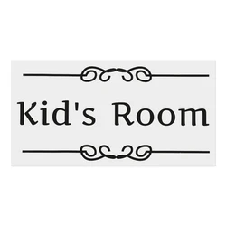 PVC Self - Adhesive Door Sticker - Entrance Sign Wall Art for Home and Office Decor (Kid Room)
